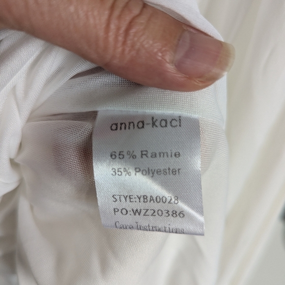 White Off-Shoulder Ruffle Maxi Dress | Elastic Waist & Tiered Hem - Picture 5 of 9